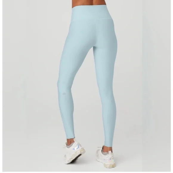 Alo Yoga Chalk Blue Air Lift Leggings - Picture 7 of 14